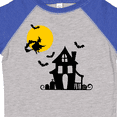thumbnail image 4 of Inktastic Halloween Haunted House Witch and Bats Boys or Girls Toddler T-Shirt, 4 of 5