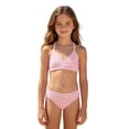 thumbnail image 2 of Swimsuit for Girls Size 9-10Y Solid Color Kids Cute Two Piece Bikini with Triangle Bottoms Bathing Suits for Girls, 2 of 8