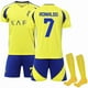 thumbnail image 1 of 2024-2025 Al-Nassr FC Kids Football Shirt No.7 Ronaldo-Xin, 1 of 2