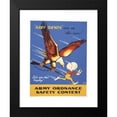 thumbnail image 2 of Anonymous 11x14 Black Modern Framed Museum Art Print Titled - ‘Axey Dents’ Are on the Run! Let's Win that Trophy! Army Ordinance Safety Contest. (1942), 2 of 5