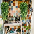 thumbnail image 4 of Djiypn Elegant Artificial Ivy Leaves Wall Hanging Decoration - Faux Plants for Indoor and Outdoor Decor, Perfect for Living Rooms, Balconies, and Patios - Greenery for Homeowners, 4 of 7