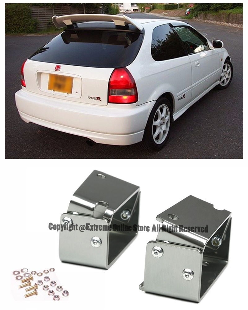 For 9600 Honda Civic 3Dr Hatchback Type R Spoiler CTR Wing Riser