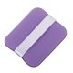 thumbnail image 4 of Esponja para polvo facial suave, cojín de doble cara, esponja cosmética para polvos, herramienta de maquillaje en seco y húmedo, rectángulo morado claro, 4 of 5