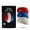 Red, White and Blue, variant on Cold Factor Twist Knot Cooling Headband, One Size, Ruby, Emerald, and Gold, 3 Pack