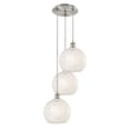 thumbnail image 7 of Innovations Lighting - White Mouchette - 3 Light Cord Hung Multi Pendant In, 7 of 7