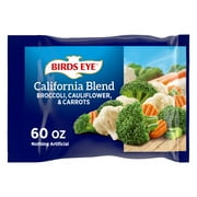 Birds Eye California Blend with Carrots, Broccoli, Cauliflower, Frozen Vegetables, 60 oz. Bag