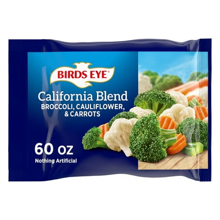 Birds Eye California Blend with Carrots, Broccoli, Cauliflower, Frozen Vegetables, 60 oz. Bag