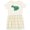 Natural with Stripes, variant on Inktastic Cute Sleepy Alligator Green Alligator Design Girls Toddler Dress