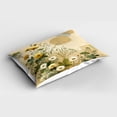 thumbnail image 2 of Ambesonne Floral Eucalyptus Pillow Sham, Pastel Abloom, 26" X 20", Ivory Sage Green Mustard, 2 of 2