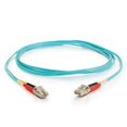 thumbnail image 2 of Legrand - Cable Ethernet de Fibra Óptica C2G Aqua 10Gb 50/125 LC-LC Cable de Conexión de Fibra Multimodo Dúplex 1 Metro (3.3 Pies) Ethernet de Fibra Óptica Recubierta de PVC 1 Unidad C2G 33045, 2 of 4