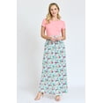 thumbnail image 4 of Short Sleeve Spring Blossom Maxi Dress | S-3X, 4 of 14