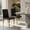2-Pack Black, variant on Demi Bonn 2-Pack PU Dining Chairs with Ergonomic Buckle Backrest, 35" Tall Modern Luxury Chairs for Dining Room, Hotel Banquet Hall, Café, Gray