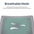 thumbnail image 4 of MotionGrey - AeroMesh Ergonomic Office Chair-Comfy Airy Mesh Back Support with Adjustable Armrests-Desk Computer Chairs Perfect for Home Gaming and Offices - White, 4 of 6
