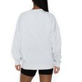 thumbnail image 2 of Women's Gameday Couture Gray Louisville Cardinals Established Premium Fleece Drop Pullover Sweatshirt, 2 of 3