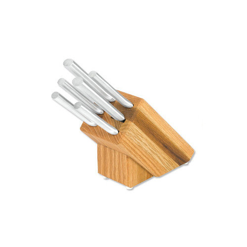 Rada Cutlery 6 Piece Creative Cuts Oak Block Knife Set Walmart.com Rada Cutlery 6 Piece Creative Cuts Oak Block Knife Set Walmart.com