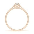 thumbnail image 2 of ANGARA Natural Pear-Shaped Diamond Halo Engagement Ring in 14K Rose Gold for Women (Size-5x3mm| Color-G| Clarity-VS2) | April Birthstone, Anniversary, Jewelry Gift for Women | Natural Diamond Ring, 2 of 8