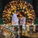 thumbnail image 4 of De Cortina Led Para Decoraciones Luces De Cadena Usb 3 M X 3 M Cortina De Luz Impermeable Luces De Hadas Para Dormitorio Patio Jardín 300 Luces Advancent HA041227-01, 4 of 6