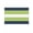 Navy blue Green, variant on Navy Blue Red Stripe Sun Shade Sail 6.5'x10' Rectangle Outdoor Shade Canopy, Modern Art Horizontal Striped Porch Shades Outdoor Sun Blocking Screen, Sunshade Cloth Covers for Patio/Deck/Garden