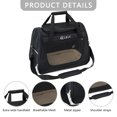 thumbnail image 1 of Bolso de transporte para gatos, 5 kg de carga, bolso de viaje para perros, bolso de hombro, suministros para mascotas (negro) Tmvgtek Libre de BPA, 1 of 7