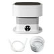 thumbnail image 2 of Comapct Mini Lavadora Ahorro de Agua Conveniente 3 Engranajes Práctica Lavadora Pequeña Plegable para Hotel Dormitorio Personal Camping Apartamento 40W Gris, 2 of 8