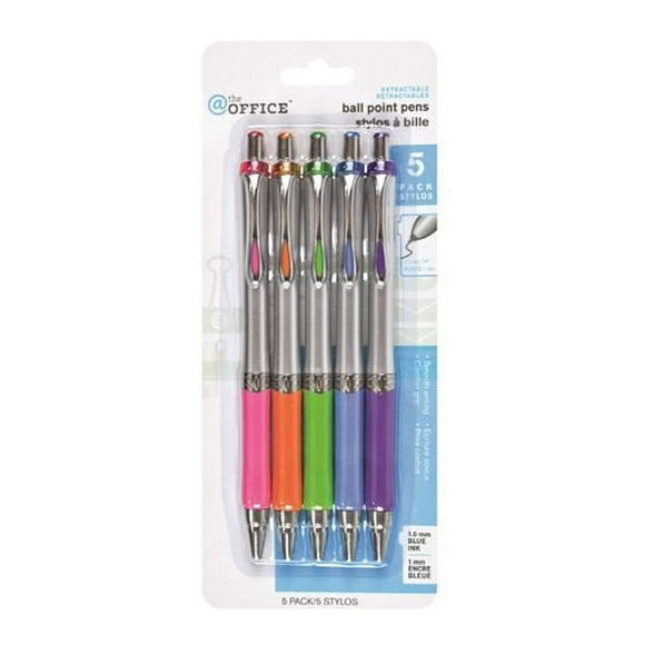Stylos à encre bleue - 5 unités