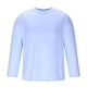 thumbnail image 1 of pstuiky hombres de manga larga, Camiseta/camiseta de cuello redondo de manga larga de color sólido transpirable de verano Tops de talla grande para hombre xxxl, 1 of 4