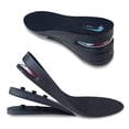 thumbnail image 1 of Plantillas para zapatos que aumentan la altura, cojín de aire, 3 capas, tamaño grande, 1 of 9