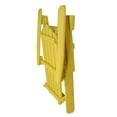thumbnail image 6 of Northlight 36" Yellow Classic Folding Wooden Adirondack Chair, 6 of 6
