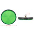 thumbnail image 3 of Unique Bargains 6 Pair M6x1.0 Green Plastic Universal Screw Mount Reflective Warning Reflector for Motorcycle Bicycle, 3 of 6