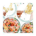 thumbnail image 5 of 60 piezas de decoraciones de mariposas doradas en 3D, decoración de pared de mariposas para el día de la madre, decoración de bodas, 5 of 5