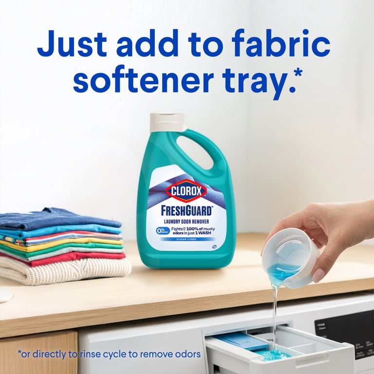 Clorox Freshguard Laundry Odor Remover, 80 fl oz photo 7