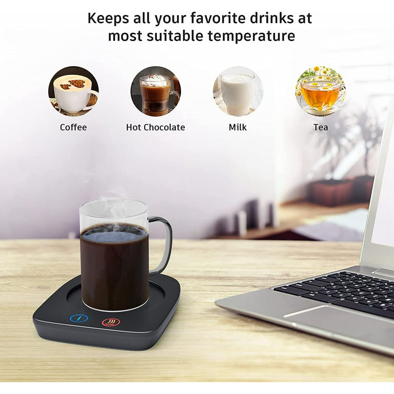 Dropship Electric Coffee Mug Warmer For Desk Auto Shut Off USB Tea Milk Beverage  Cup 3 Temperature Setting to Sell Online at a Lower Price