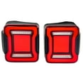 thumbnail image 6 of AMERICAN MODIFIED Red Lens Tunnel Tail Lights for 07-18 Jeep Wrangler JK JKU, 6 of 10