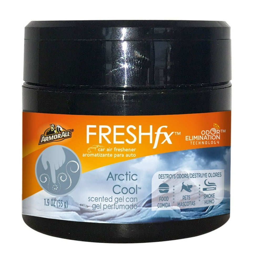 Armor All FRESHfx Car Air Freshener Scented Gel Can 1.9oz (Arctic Cool