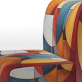 thumbnail image 4 of Designart « Geometric Forms in Cubism I » Chaise d'Appoint Rembourrée Turquoise Cubisme - Fauteuil Moderne pour Chambre, 4 of 7