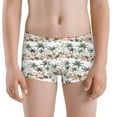 thumbnail image 5 of Yiaed Flamingo Palm Trees Print Boys' Boxer Briefs Cotton Casual Stretch Comfort Boys Boxers - Kids Boxer Briefs Underwear for Boys (6-18)-X-Large, 5 of 5