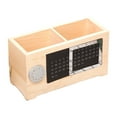 thumbnail image 4 of SIEYIO Solid Wood Perpetual Calendar Pen Holder Storage Box for Creative Pencil Holder, 4 of 12