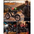 thumbnail image 2 of 750W E-Bike for Adults,48V 25Ah,90 Miles & 28Mph Electric Bicycle,20’’ Fat Tire Mountain Bike,Disc Brakes TUV Rheinland Certified,Class 3, 2 of 8