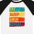 thumbnail image 4 of Inktastic Swimming Eat Sleep Swim Repeat Boys or Girls Toddler T-Shirt, 4 of 5