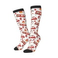 thumbnail image 2 of Balery Fire Truck Fun Novelty Socks Men'S Women'S Crew Socks Funny Crazy Novelty Socks Quirky And Cool Socks, 2 of 9