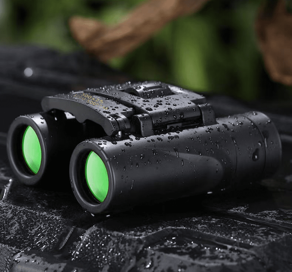 500X25 Zoom HD Binoculars Telescope Powerful Portable Folding Long-Distance Vision Hunting Outdoor Camping Sports