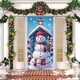 thumbnail image 5 of Adornos navideños, adornos navideños, regalos navideños, decoración navideña para puerta de entrada, pancartas navideñas, fondo navideño, bandera navideña de muñeco de nieve, ideal para puerta y pared, 5 of 6