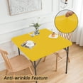 thumbnail image 4 of PEIBang Square Fitted Table Cover,Elastic Tablecloth Stretch Spandex Tables Top Cover Table Topper Cap for Dining Kitchen Home Party,34x34 Inch, 4 of 6
