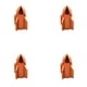 thumbnail image 1 of 4 piezas de vástago de válvula de neumático de aluminio naranja para coche Universal Cola Casquillos de la válvula del neumático de la bicicleta, 1 of 4