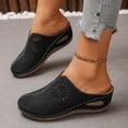 thumbnail image 5 of Juslio Women Sandals Comfortable Wedge Sandals Beach Platform Closed&nbsp;Toe Casual Sandals, 5 of 9