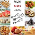 thumbnail image 7 of OPDBN Small 4cm Stainless Steel Ice Cream Spoon Ice Cream Baller Ice Cream Spoon Ice Cream Ball Spoon Kitchen Tool, 7 of 7