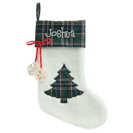 Personalized Pet Stockings - Personalized Dog Paw, Cat Paw and Snowflake Christmas Stockings