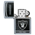 thumbnail image 4 of Zippo NFL Las Vegas Raiders Street Chrome Pocket Lighter, 4 of 6