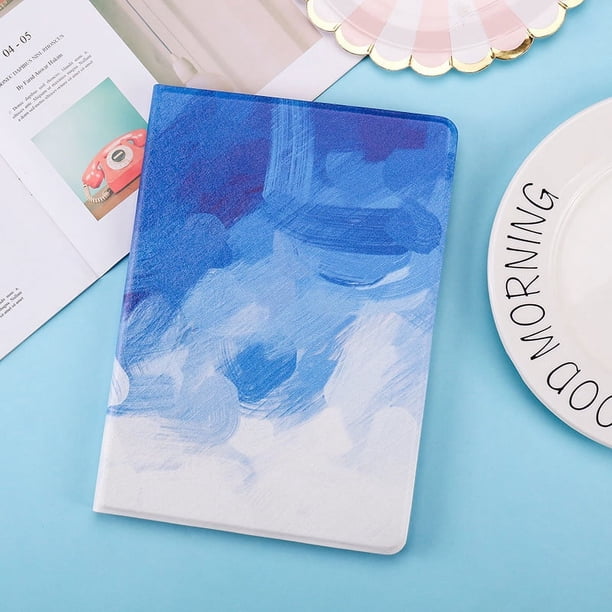 Aplicable a la cubierta protectora de mármol ipadAir5 10 generación carcasa plana mini6 soporte de pintura al óleo carcasa plana 9.7