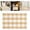 Khaki, variant on 110x70cm Buffalo Plaid Outdoor Rug, Red and White Velvet Checkered Front Door Mat, Washable Small Throw Rug for Entryway Patio Bathroom, Farmhouse Decor Layered Doormat for Home Kitchen Porch
